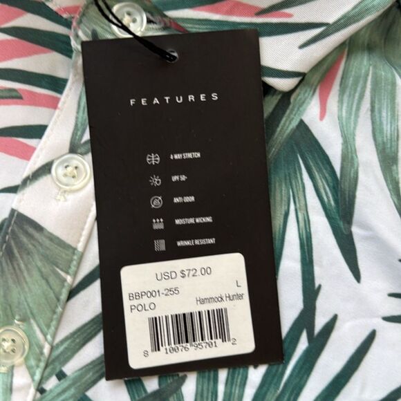 Bad Birdie Hammock Hunter Golf Polo Shirt Mens Large NWT - Picture 9 of 9